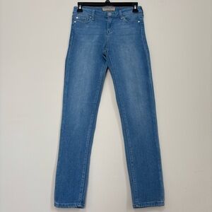 Celebrity Pink Junior Girls Mid Rise Blue Skinny Soft Stretch Jeans W26/L27